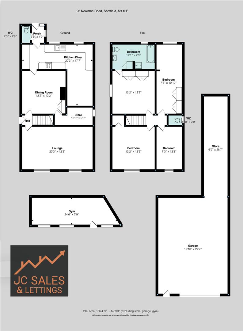 Newman Road, Sheffield Floorplan